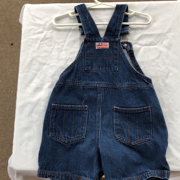 24 month American flag overall Jean shorts - Picture 2 of 4